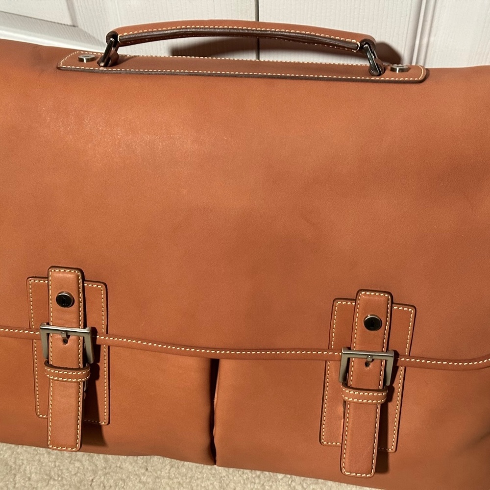 New Hartmann Genuine 4700 Belting Leather Musette Bag, New $495, sell for $295